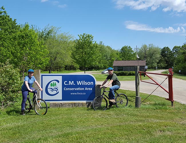 bike rentals at C.M. Wilson Conservation Area