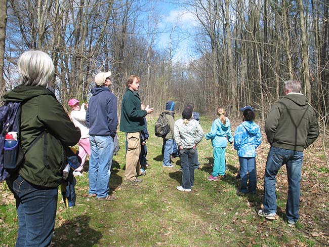 march break hike at Longwoods