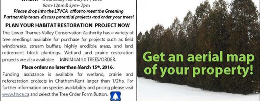 Greening Partnership Open House poster Feb 24 2016