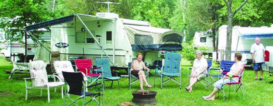 campers at C.M. Wilson Conservation Area