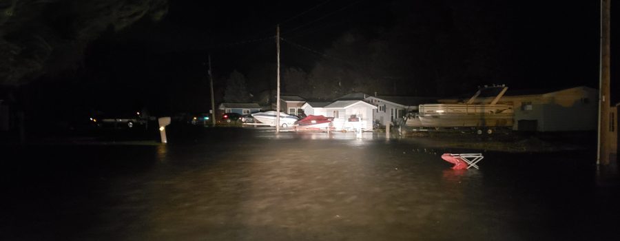 Flood Watch – Lake St. Clair Shoreline and Lighthouse Cove – Jan 11, 2020 – 5:15 PM