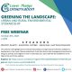 FREE WEBINAR – GREENING THE LANDSCAPE