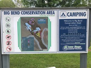 Big Bend Conservation Area sign
