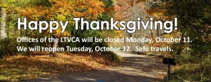 Happy Thanksgiving - LTVCA Office Closure notification