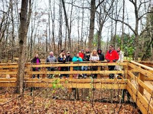 group at boardwalk ceremony